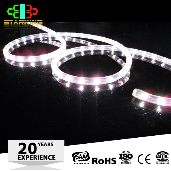 Best price 2 wires round led rope light with ce rohs ul saa