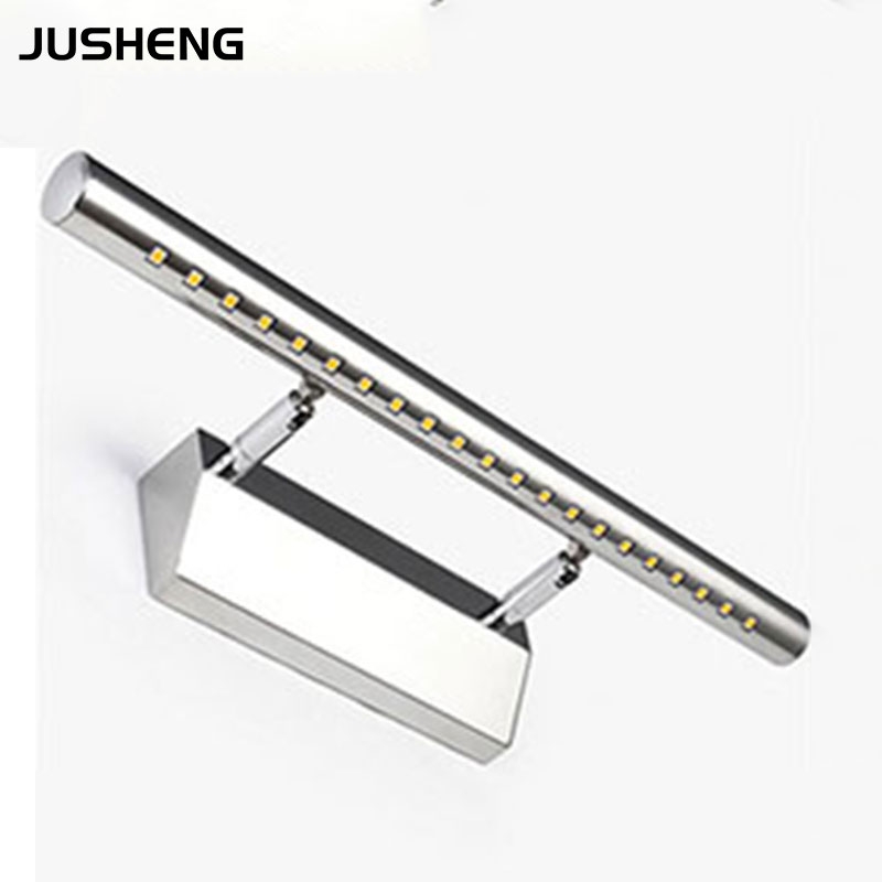7w SMD5050 stainless steel LED indoor bathroom mirror light 5530