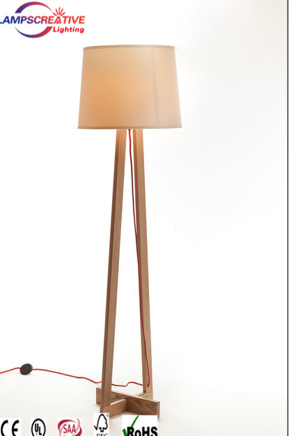  Modern homely decorative unique wooden floor lamp LCD-BL