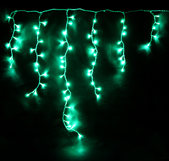 LEDEMO Christmas decoration rubber led icicle light 