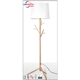 high quality Hotel Design Room Decoration Wood Floor Lamp LCD-FH