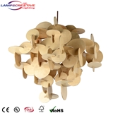 Wooden Hanging Lamps For Room Decoration 