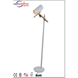  Iron Wooden Floor Lamp With Warm Lights LCD-MJZ