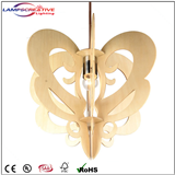  Indoor Modern Handwoven Wooden Shade Pendant Lamp Hanging Light 