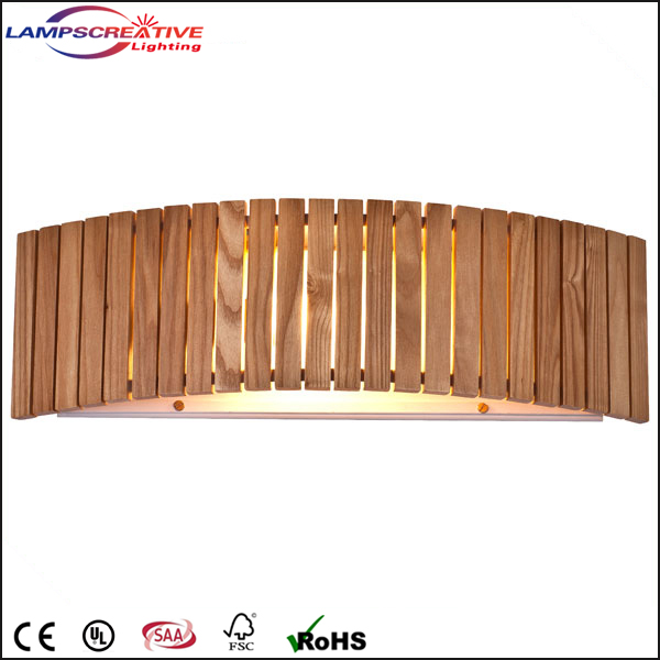 Wooden Wall Lamps Same Serious Wall Decoration