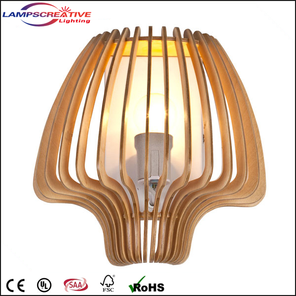 Wooden Wall Lamps For Europe Hotel Project LCW-ML
