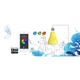 smart LED bulb with bluetooth speaker APP controled by smartphone