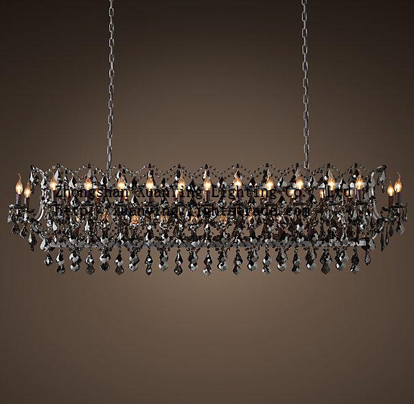 Factory Hot Sale industrial with black crystal Pendant Lamp