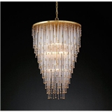 Clear glass chandelier light for hotel house home pendant lighting Decorative