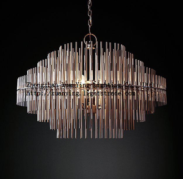 The 2016 best selling hallway clear glass stick chandelier light