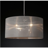 organza shade chandelier lamp for bedroom decoration droplight