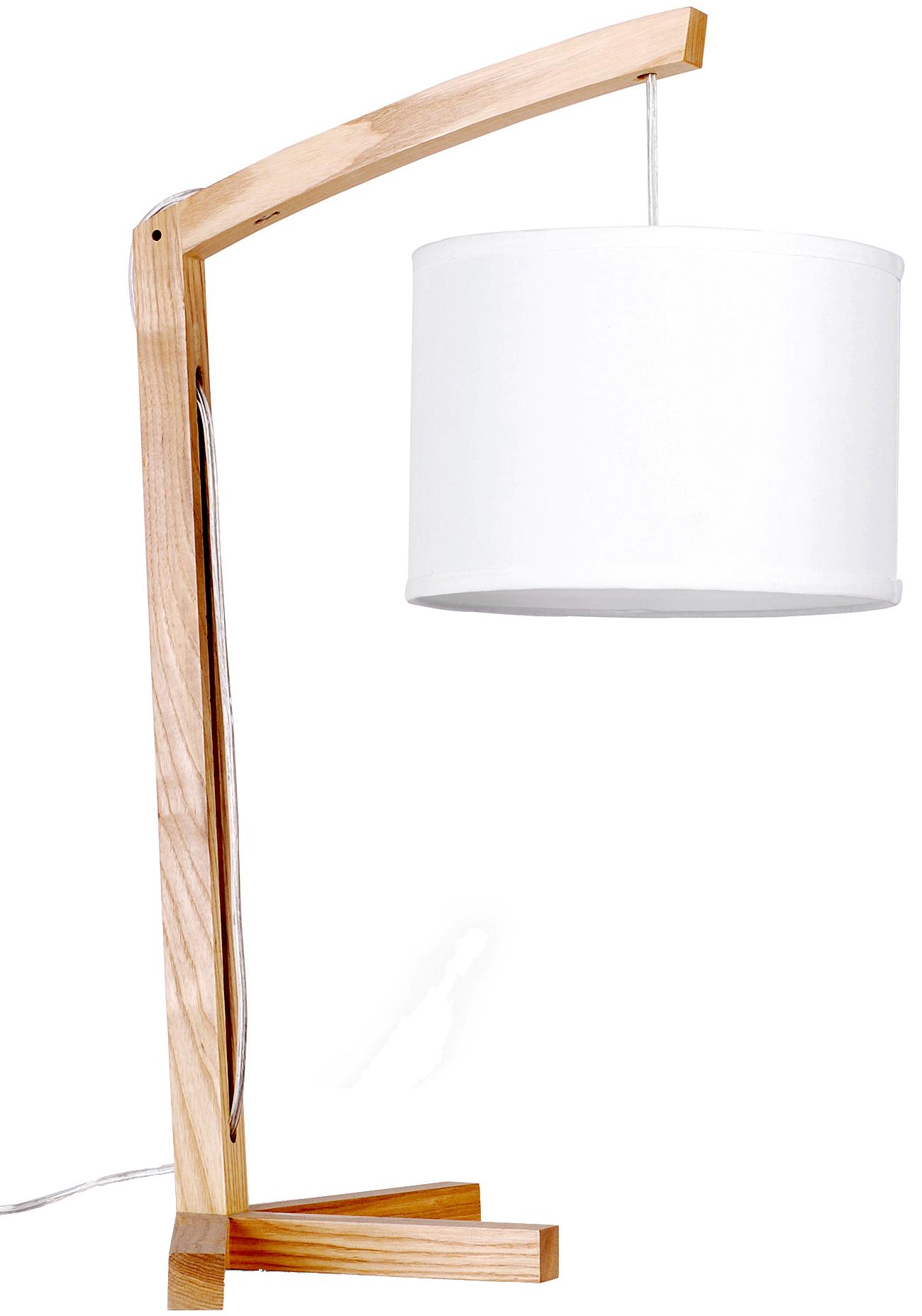 Gorgeous modern wooden table lamp