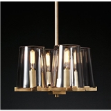 Classical antique newest Glass shade pendant light