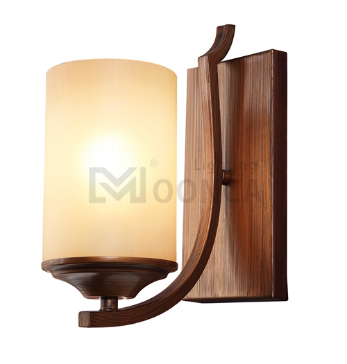 wall lamp new item indoor iron glass shade 1 light 2016 hot sale traditional lamp