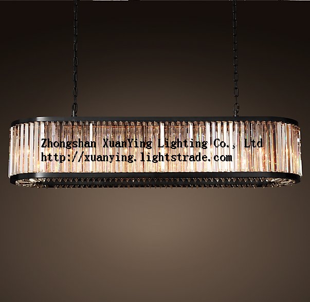 Good quality for decoration metal with crystal pendant lamp