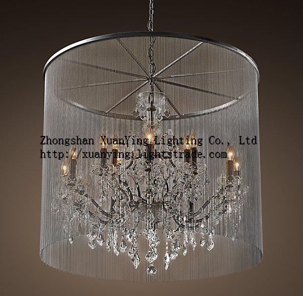 indoor decorative pendant light new design chandelier lamp with chains