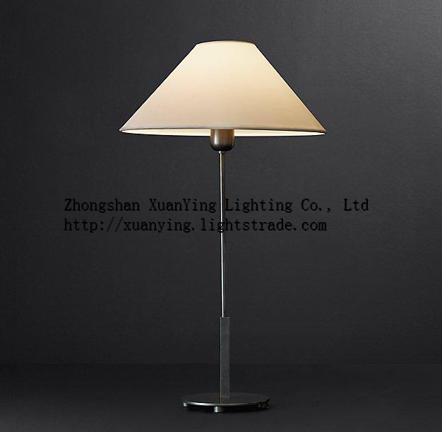 New style european style metal with shade restaurant desk lamp