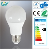 Thermal Conductive Plastic 7W E27 LED Bulb Lighting
