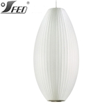 Natural silk lighting modern pendant lamp