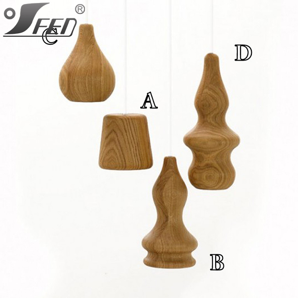 Simple style natural wooden home lighting fixtures