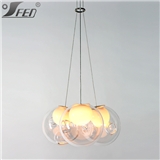 LED glass chandelier beautiful romantic warm lighthing for widding decoration