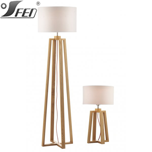 Modern lighting wooden standing floor lamp for home