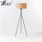 2016 New product modern standing light simple Fabric Floor lamp