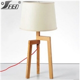 Modern wooden table lamp reading room desk light