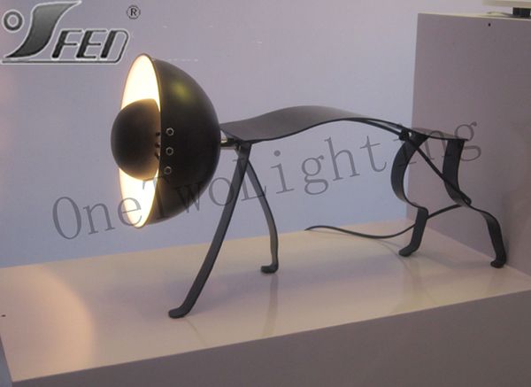 Cute LED table lamp creative iron desk lamp
