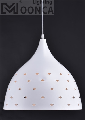 white Pendant 1 light 2016 hot sale flying saucer design new indoor Iron light energy saving