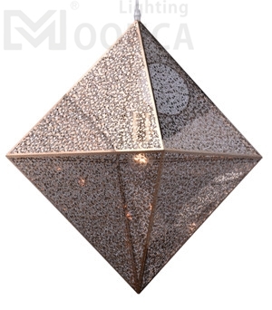 Diamond shape modern ornament pendant 1light