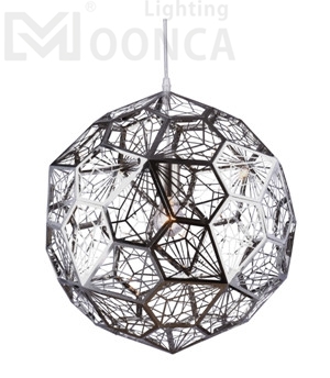 modern spherical hollowed-out MultiSurface design 1light