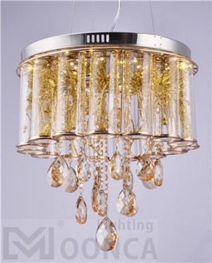 LED crystal pendant adjustable light beautiful butterfly shape new indoor modern light energy saving