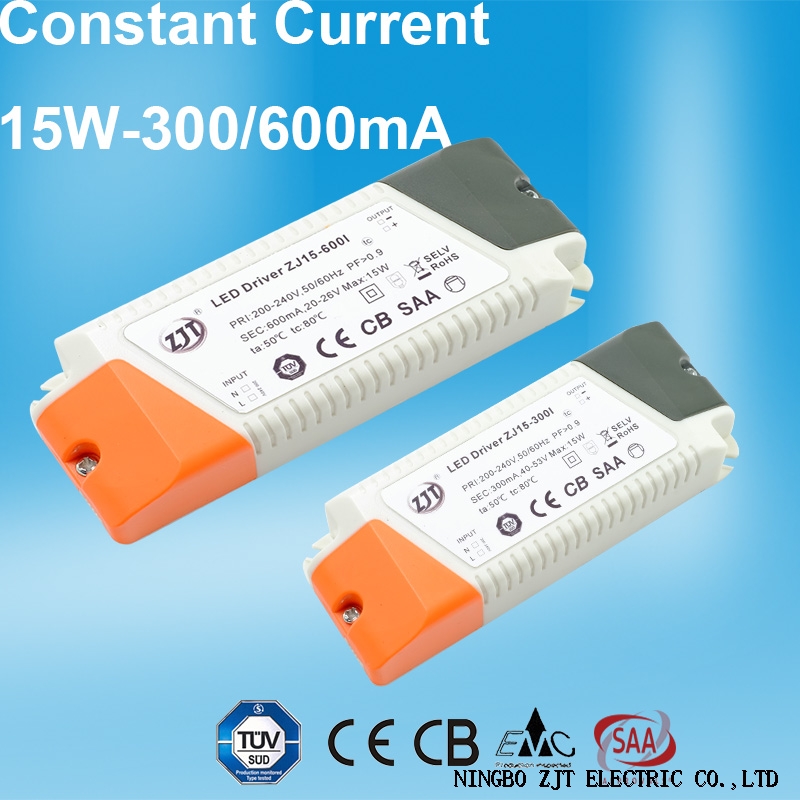15W 300mA CONSTANT CURRENT LED DRIVER WITH CE CB EMC SAA CERTIFICATE