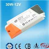 30W 12V CONSTANT VOLTAGE LED POWER SUPPLY WITH CE CB EMC SAA CERTIFICATE