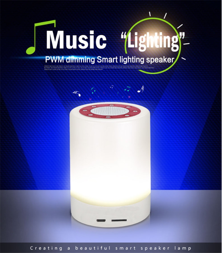 LED Wireless Bluetooth Speaker Lamp