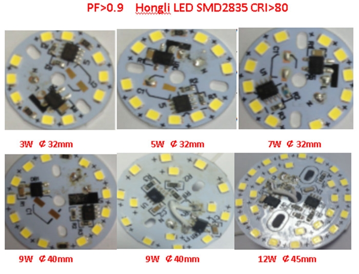 Hot sale 7w 9w 12w LED module AC 220V driverless LED PCB Board for bulb light replacement