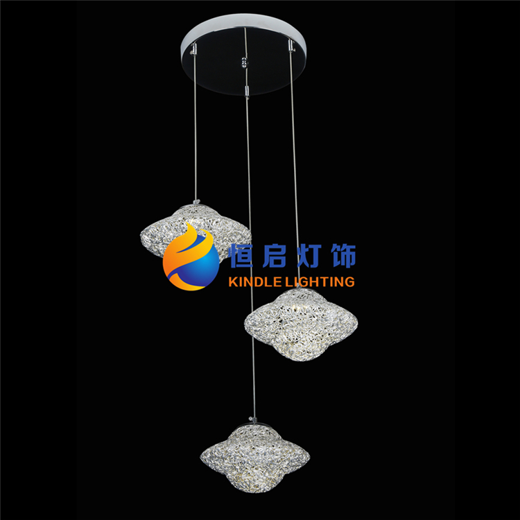 Modern hanging lamp auminium wire pendant lamp F201-3