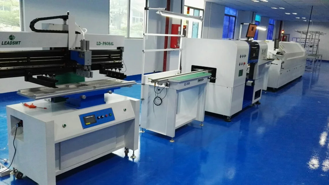 LED lamp assembly line machines