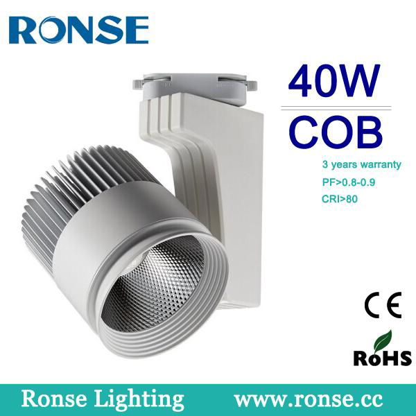 Ronse led cob track spot light high brightness CRI80 ce rohs