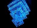 1M 80W Colored Fiber Optic Chandelier for hotel