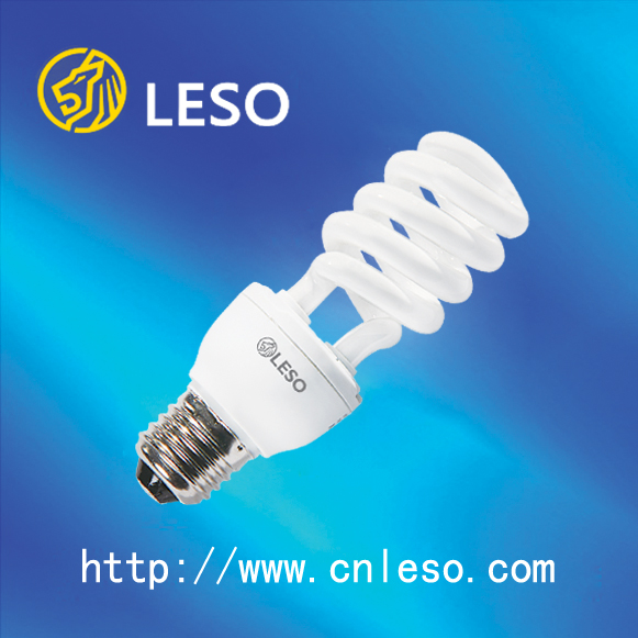 2016 main product half spiral cfl daylight 22w 12mm daylight energy saving lamps
