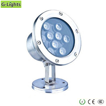 Ip68 waterproof 12w 12v underwater led lights for fountains led underwater light