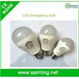 LED emergency bulb plastic housing with aluminum inside LED bulb