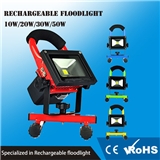 Quality TUV CE RoHS LED rechargeable flood light 10w