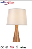 Fashion Decoration Restaurant table lamp with handmade Natural wood