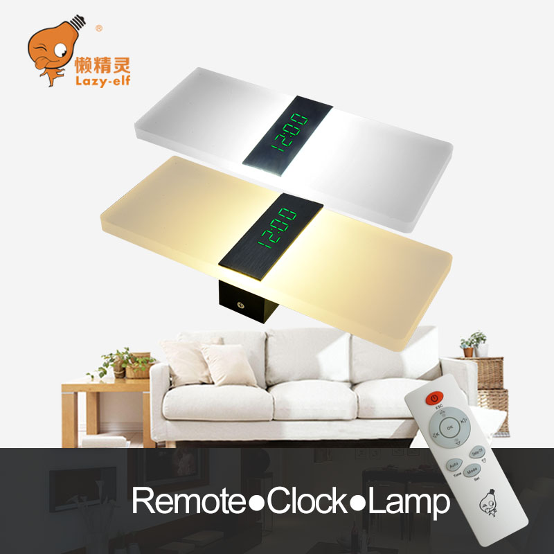 LED wall clock lamp