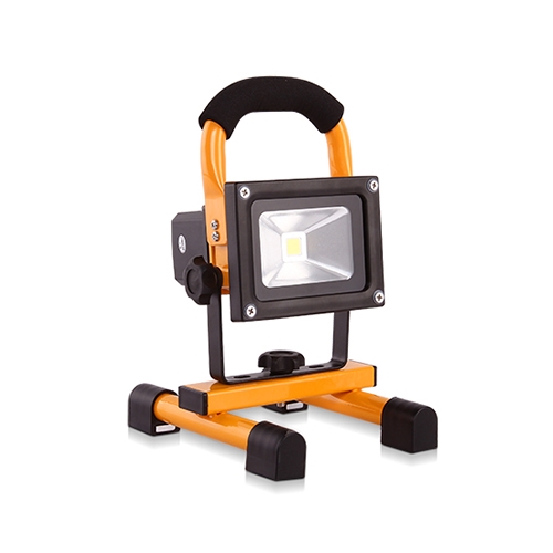 Rechargeable LED Flood Light 10W With Dimmer Switch Magnetic Feet Description Applications fo