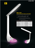 LED table lamp wiht magic colorful RGB night light