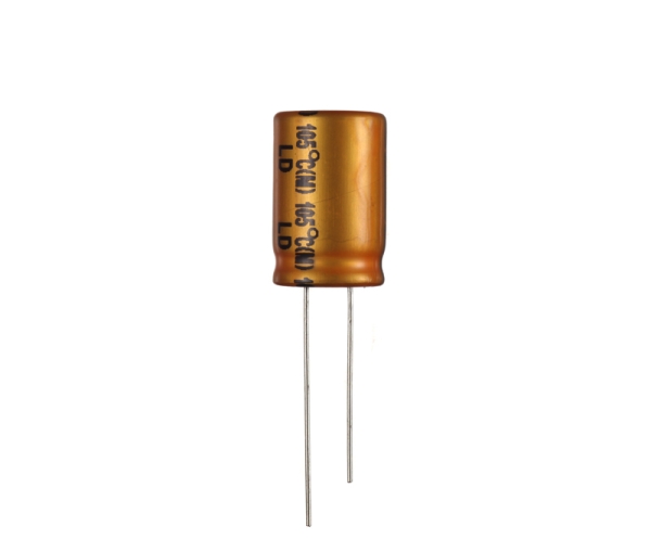 Plug in electrolytic capacitor